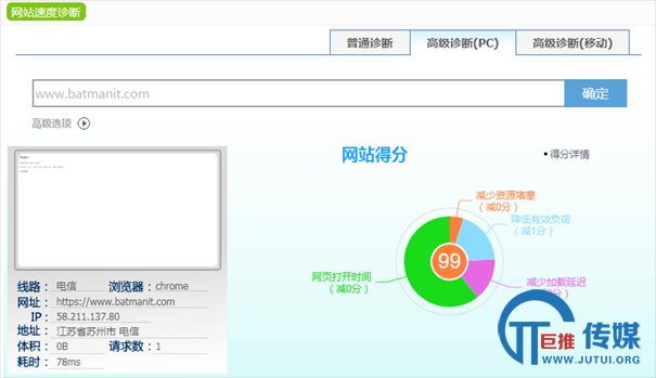 网站速度测试