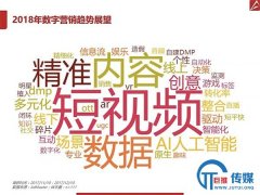 <b>2018 数字营销趋势报告：70%广告主将继续增加数字营销预算</b>